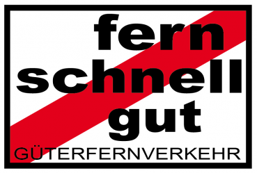 Aufkleber Fern Schnell Gut